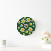 Horloge Ronde Daffodiques de printemps (Maison)