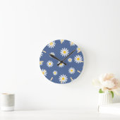 Horloge Ronde Daisy Meadows Blue (Maison)