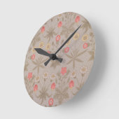 Horloge Ronde 'Daisy', the first wallpaper designed par William (Angle)