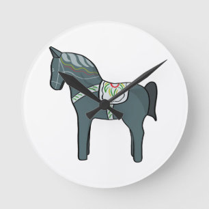 Horloge Ronde Dala horse