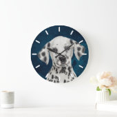 Horloge ronde dalmate (Maison)