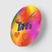 Horloge ronde d'amour (Angle)