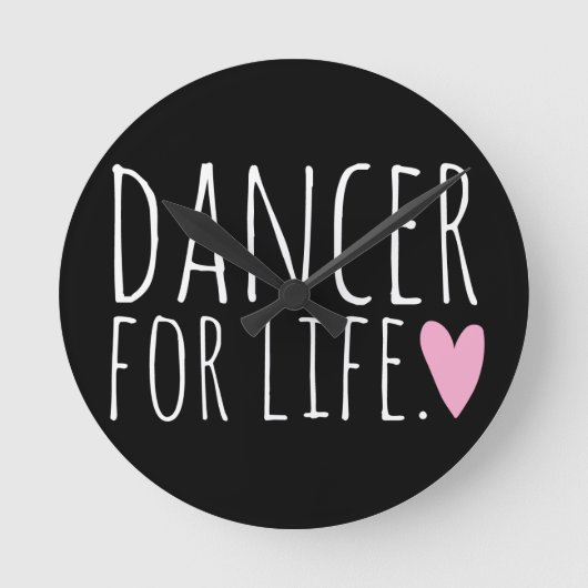 Horloge Ronde Dancer For Life Black (Recto)
