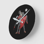 Horloge Ronde Dancing (Angle)