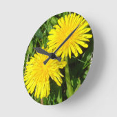 Horloge Ronde Dandelions (Angle)
