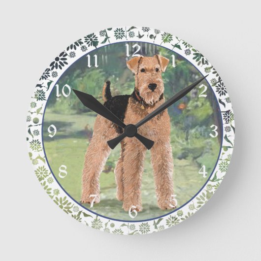 Horloge Ronde Dans le jardin (Recto)