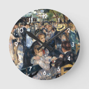 Horloge Ronde Danse au Moulin de la Galette par Renoir