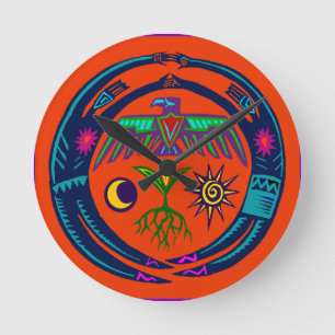 Horloge Ronde Danse de pluie