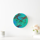 Horloge Ronde Danse Dragonfly (Maison)