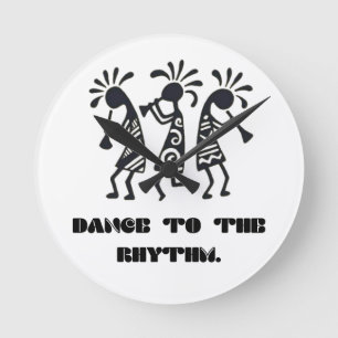 Horloge Ronde danse sur le chemin