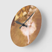 Horloge Ronde Danseur de ballet Diplôme de la peinture étoile (Angle)