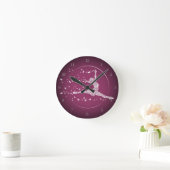 Horloge Ronde Danseur papillon (Maison)