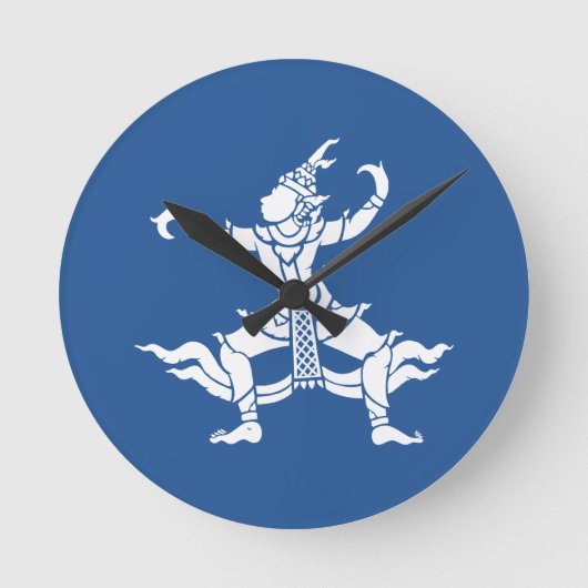 Horloge Ronde Danseur thaï ⚠ Panneau Thaïlande (Recto)