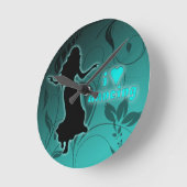 Horloge Ronde Danseur *Tonia* (Angle)