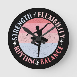Horloge Ronde Danseuse de ballet Ballerine - Valeurs de mentalit
