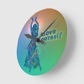 Horloge Ronde Danseuse *Pheja* (Angle)