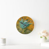 Horloge Ronde Danseuses au Bar Ballet (Maison)