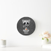 Horloge Ronde Dark Zombie Sugar Kitten (Maison)