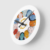 Horloge Ronde Day of Happiness  (Angle)