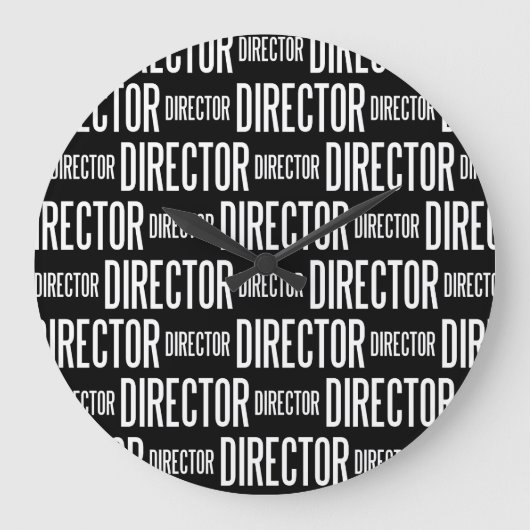 Horloge ronde de directeur grande (Recto)