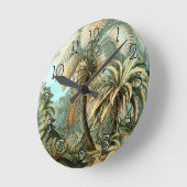 Horloge ronde de Ernst Haeckel's Filicinae (Fermes (Angle)