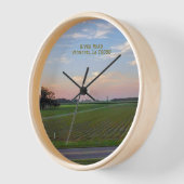 Horloge ronde de la voie fluviale (Angle)