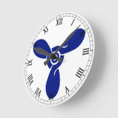 Horloge ronde de l'insigne de rangement (Angle)