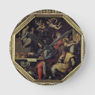 Horloge Ronde De Medici (1519-74) de Cosimo I prévoyant les