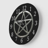 Horloge ronde de pentagramme (Angle)