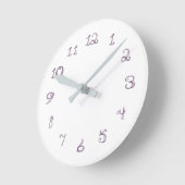 horloge ronde de police de tissu de couleur de (Angle)