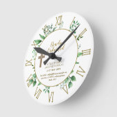 Horloge Ronde DEACON Récemment Ordonné Verse Cadeau Commémoratif (Angle)
