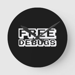 HORLOGE RONDE DEBUGS GRATUITS