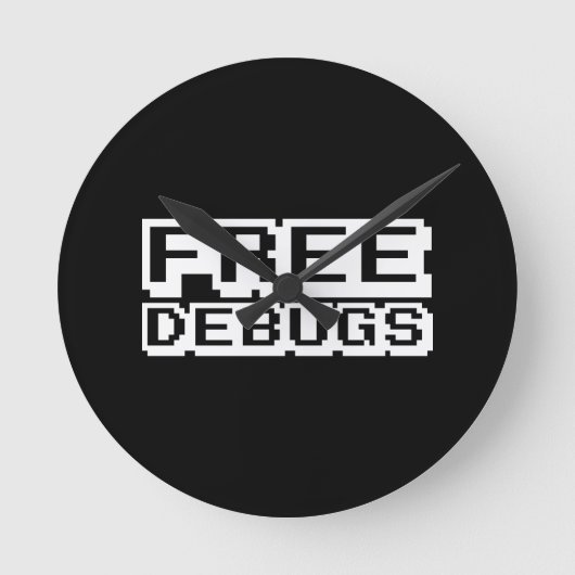 HORLOGE RONDE DEBUGS GRATUITS (Recto)