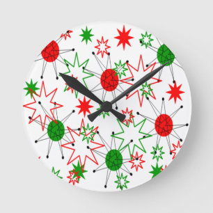 Horloge Ronde Débuts de Noël