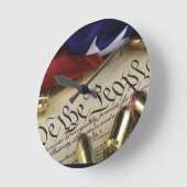 Horloge Ronde Déclaration d'indépendance (Angle)