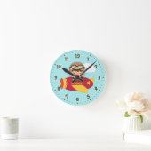 Horloge Ronde Décodeur d'air de Cute (Maison)
