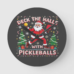 Horloge Ronde Découvrir Les Halls Avec Des Pickleballs