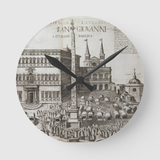 Horloge Ronde Dedication of the Obelisk in the Basilica (Recto)