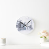 Horloge Ronde Déesse De Cailleach D'Hiver (Maison)