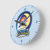 Horloge Ronde Défi de l'étoile d'Alyssa (Angle)
