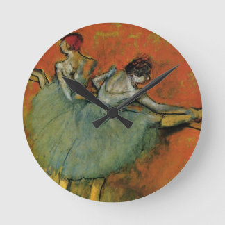 Horloge Ronde Dégazez, des danseurs à l'horloge murale de barre