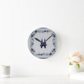 Horloge Ronde Delft blue tile Eastern Gate dans Delft (Maison)