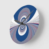 Horloge Ronde Demi bleu (Angle)