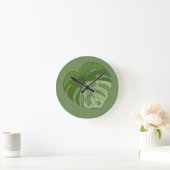 Horloge Ronde Denim vert (Maison)