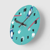 Horloge Ronde Dentist Instrument Pattern (Angle)