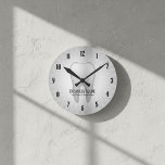 Horloge Ronde Dentiste Bureau Soins dentaires Moderne White Toot<br><div class="desc">Soins dentaires du bureau dentaire moderne Horloge dentaire blanche moderne.</div>