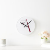 Horloge Ronde Dents de brosse (Maison)