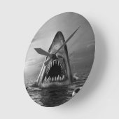 Horloge Ronde Dents de requin (Angle)