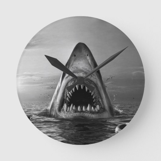 Horloge Ronde Dents de requin (Recto)