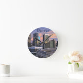 Horloge Ronde Denver Skyline (Maison)